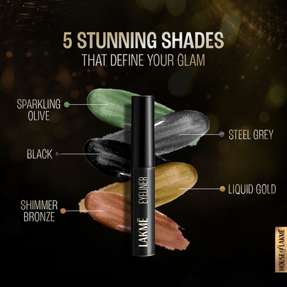 Lakme Unreal Precision Liquid Eye Liner  - Shimmer Bronze