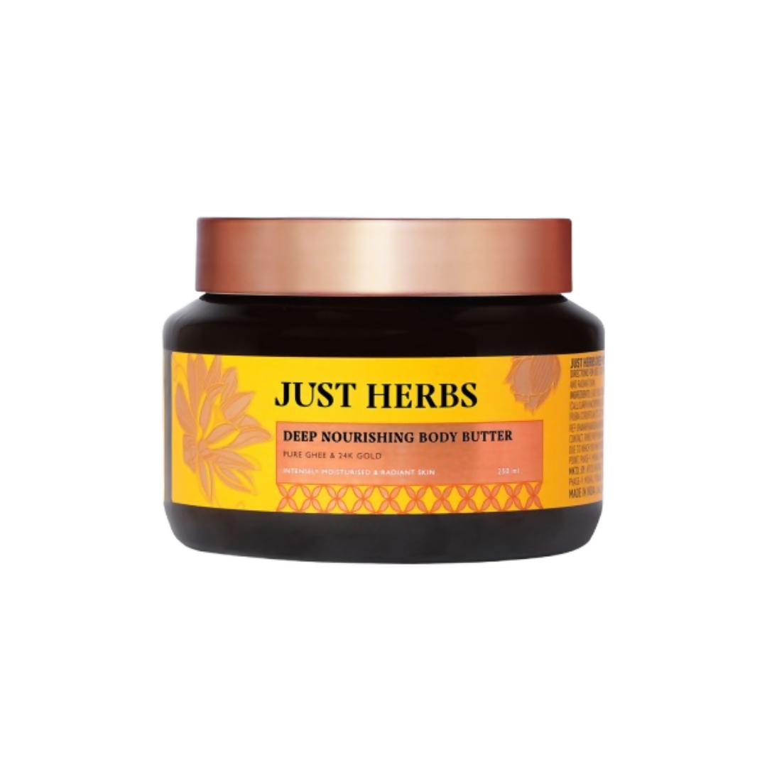 Just Herbs Pure Ghee & 24K Gold Deep Nourishing Body Butter