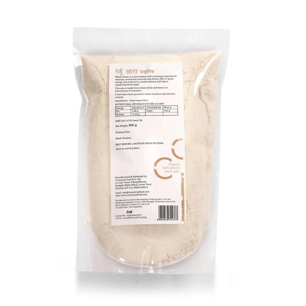Conscious Food Wheat Flour Gehu Atta - Drmedicart