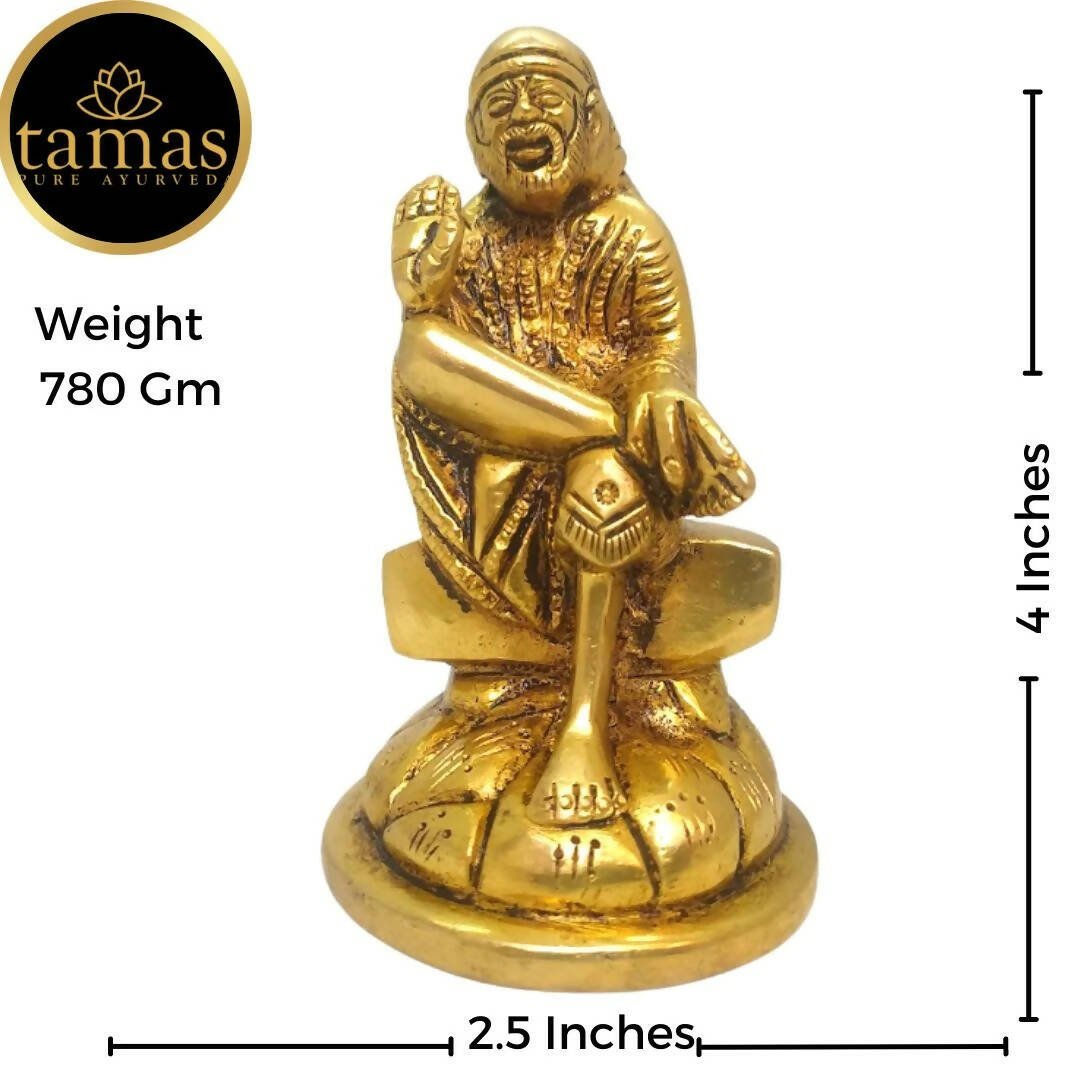Tamas Brass Handmade Shirdi Sai Baba (Golden) - Drmedicart