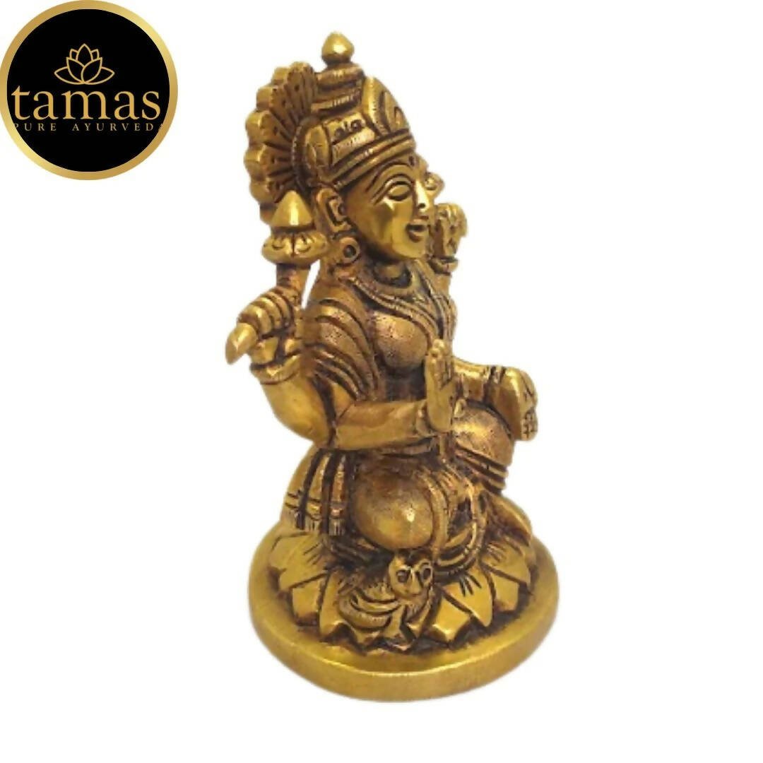 Tamas Brass Lord Ganesh Lakshmi Statue (Golden) - Drmedicart