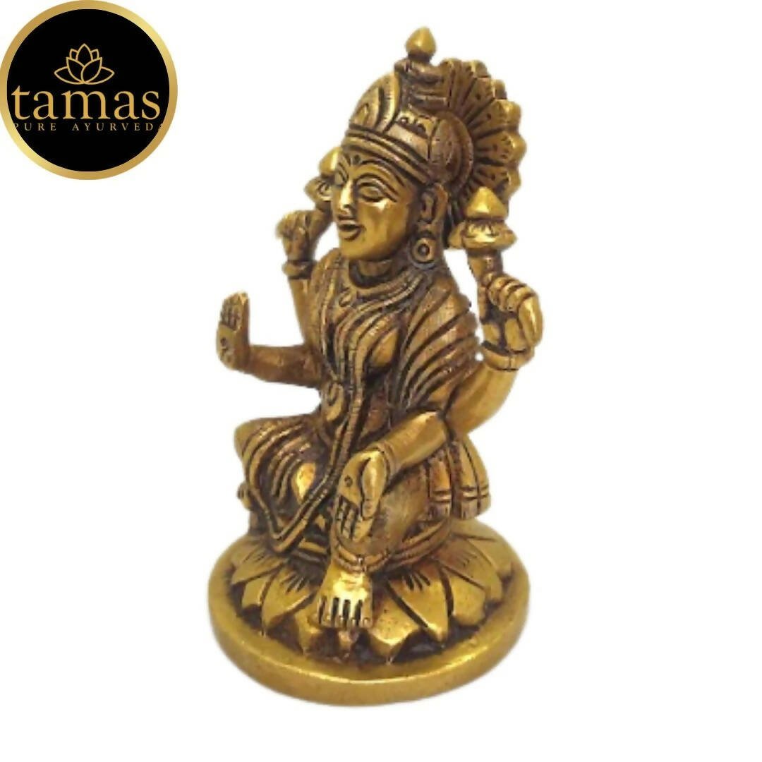 Tamas Brass Lord Ganesh Lakshmi Statue (Golden) - Drmedicart