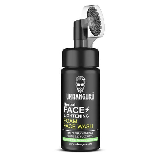 Urbanguru Men's Face Lightening Haldi Foam Face Wash