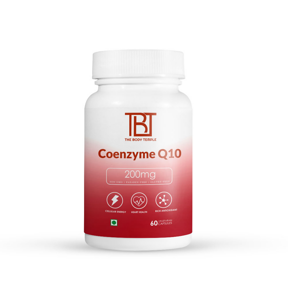 The Body Temple Coenzyme Q10 200 mg For Heart Health Capsules