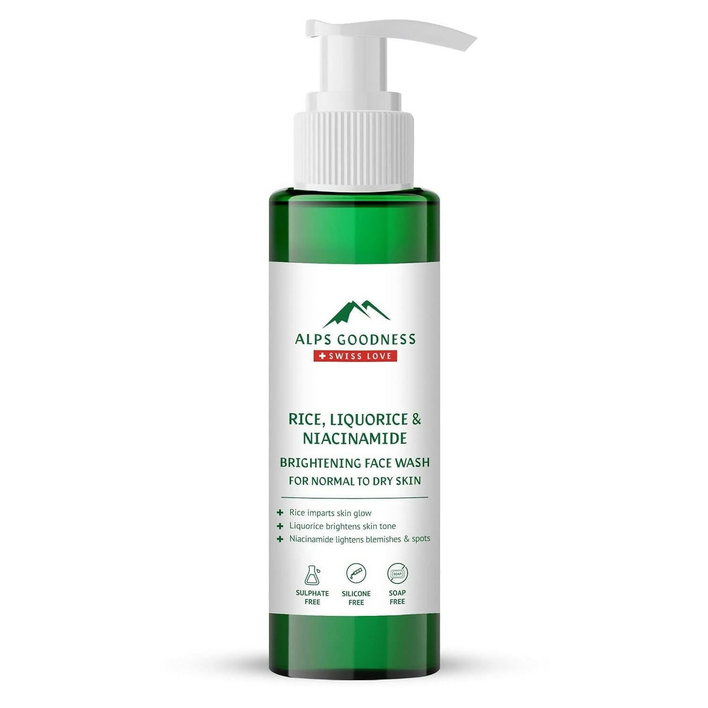 alps goodness rice liquorice niacinamide brightening facewash buy in usa