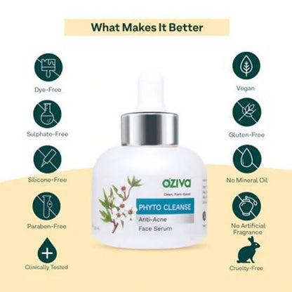 OZiva Phyto Cleanse Anti-Acne Face Serum