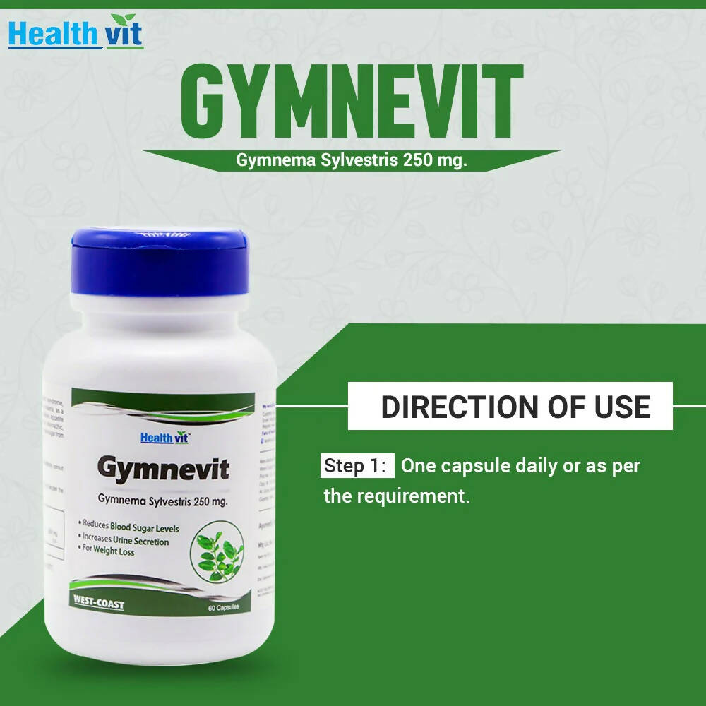 Buy Healthvit Gymnevit Capsules from DrMediCart, Ship from India to USA