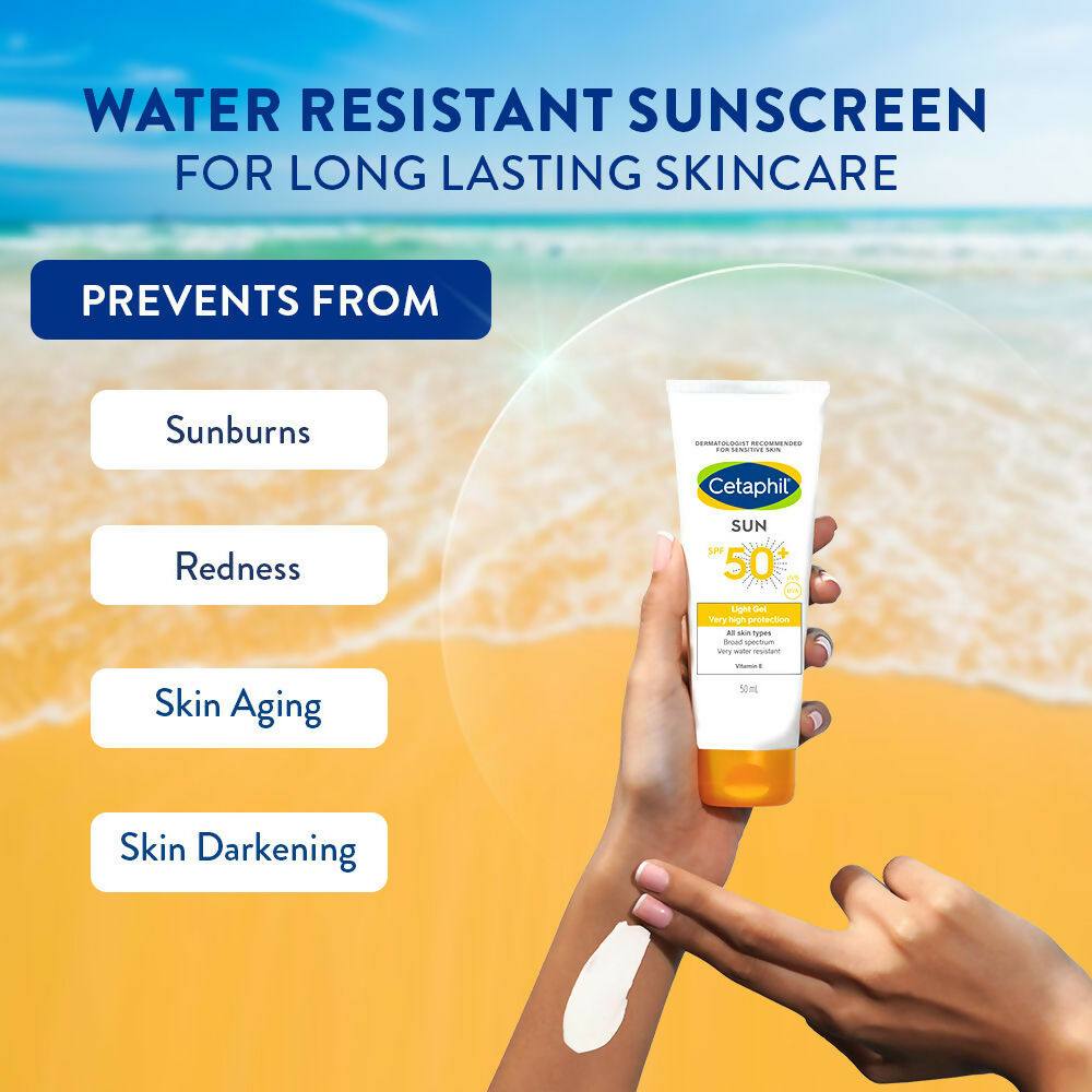 Cetaphil Sun SPF 50 Light Gel Mineral Base For Normal, Dry & Oily Skin