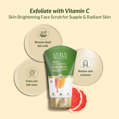 Lotus Botanicals Vitamin C Skin Brightening Face Scrub