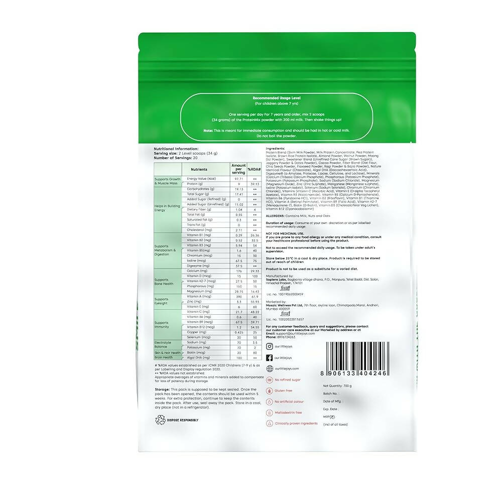 Little Joys Nutrimix Nutrition Powder for Kids (7-12 Yr)