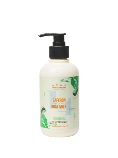 The Good Routine Goat Milk & Saffron Sulphate -Free Shower Gel