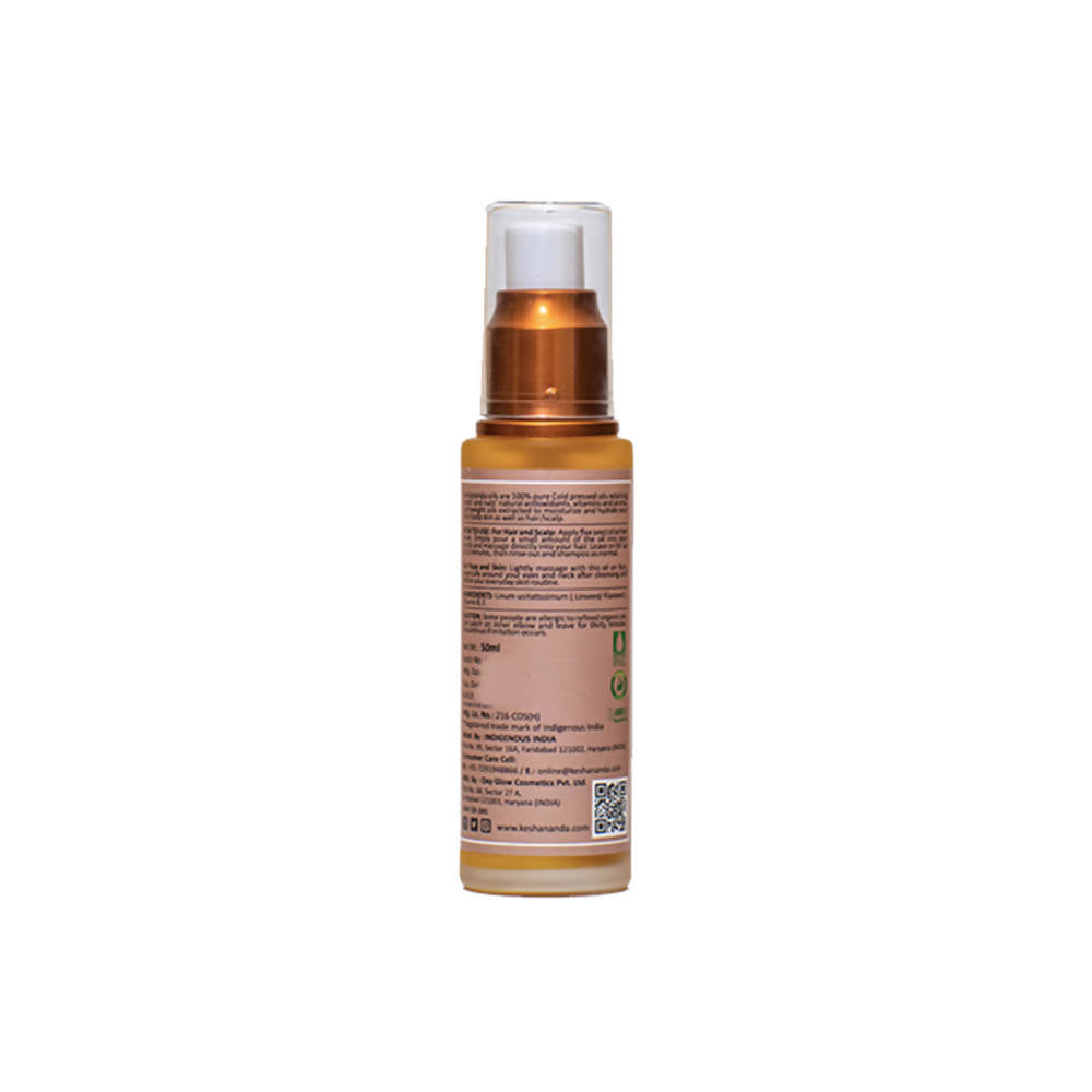Keshananda Solarized Herbal Blend - Flax Seed Oil Cold Pressed - DrMediCart