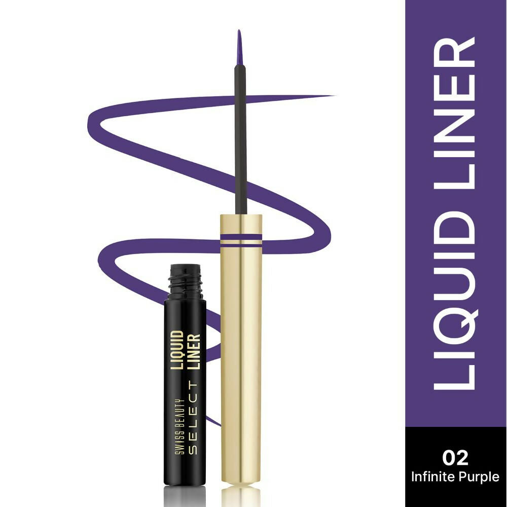 Swiss Beauty Select Here To Stay Liquid Liner, 2-Infinite Purple