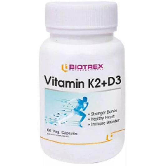 Biotrex Vitamin K2+D3 Veg Capsules
