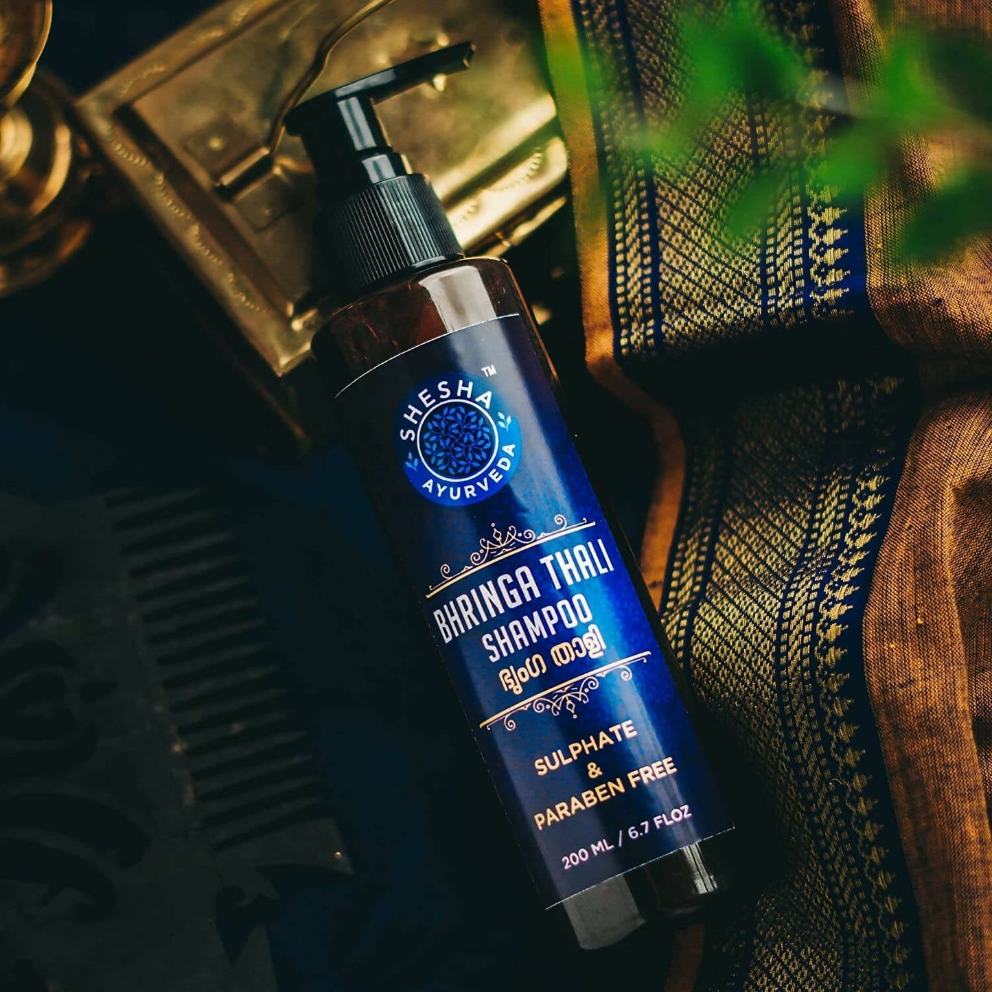 Shesha Ayurveda Bhringa Thali Hair Shampoo