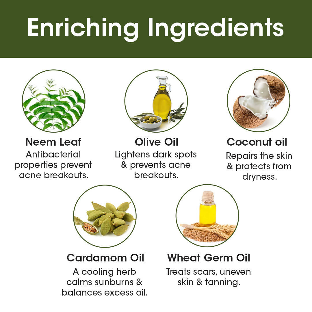 TAC - The Ayurveda Co. Eladi & Neem Soap - DrMediCart