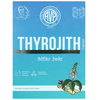 AVP Ayurveda Thyrojith Tablets