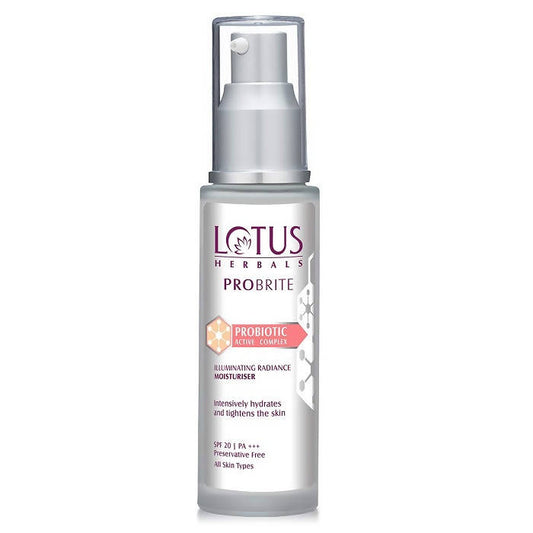 Buy Lotus Herbals Probrite Illuminating Radiance Moisturiser from DrMediCart, Ship from India to USA