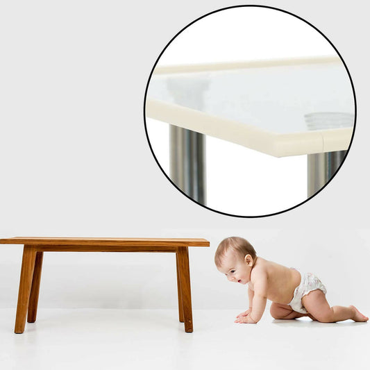 Buy Safe-O-Kid Unique High Density L-Shaped 2 Mtr Long Large Edge Guard Strip- White from DrMediCart, Ship from India to USA