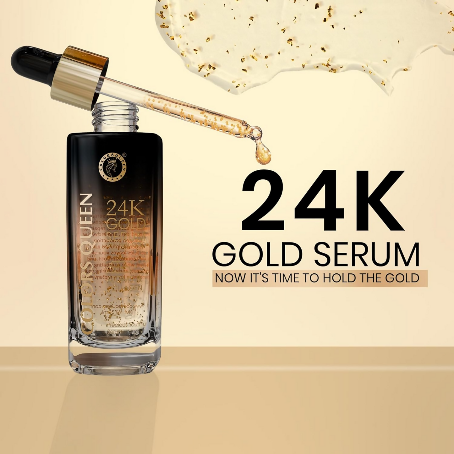 Colors Queen 24K Gold Serum With Niacinamide For Glowing Skin