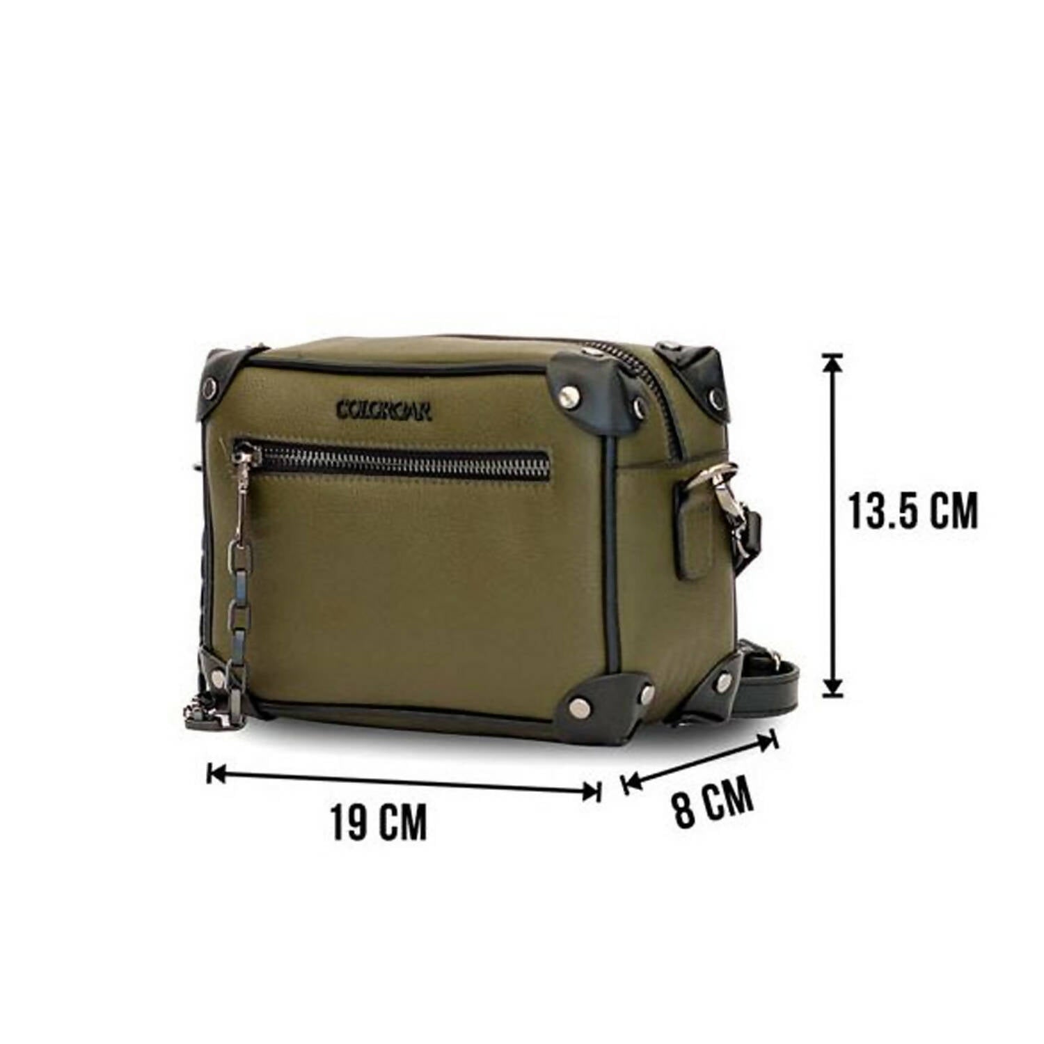 Colorbar Pouch The Classic Crossbody - Olive