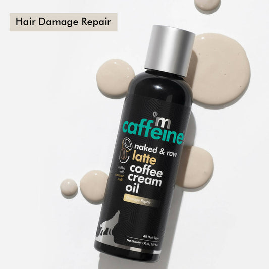 Buy mCaffeine Naked & Raw Latte Coffee Scalp & Hair Cream Oil from DrMediCart, Ship from India to USA