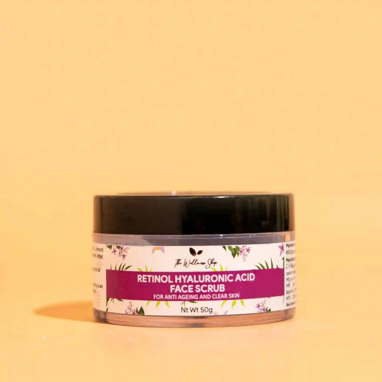The Wellness Shop Retinol And Hyaluronic Acid Face Scrub - Drmedicart