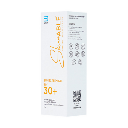 Skinnable Sunscreen Gel SPF 30+, Broad-Spectrum UVA/UVB Protection