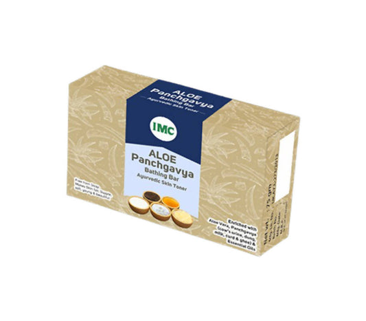 Buy IMC Aloe Panch Gavya Bathing Bar Ayurvedic Skin Toner from DrMediCart, Ship from India to USA