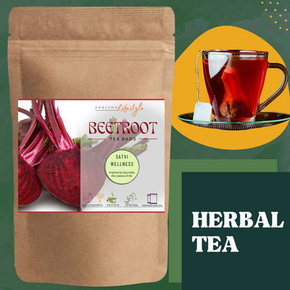 Satvi Wellness Beetroot Tea | Beetroot Tea Bags