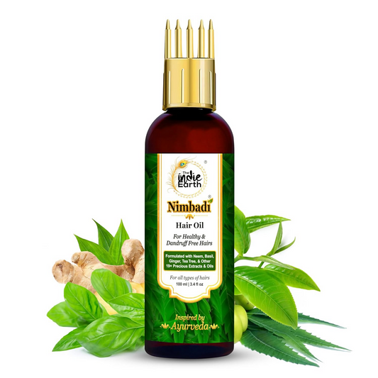 The Indie Earth Nimbadi Hair Oil For Healthy & Dandruff Free Hairs - DrMediCart