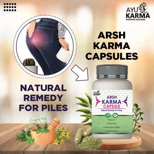 Ayukarma Ayurveda Arsh Karma Capsules