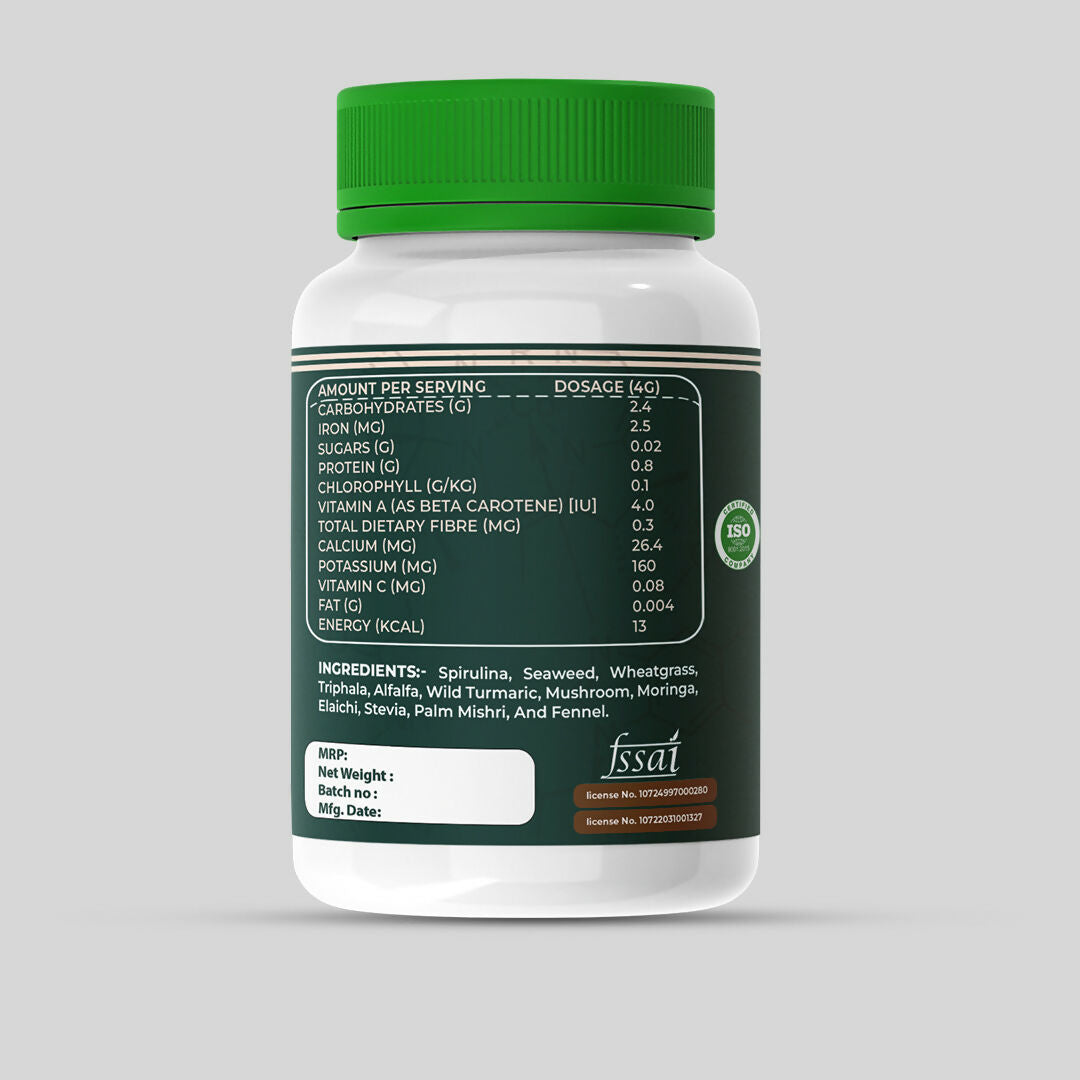 Jayshankar Ayurved Vitamin B12 Green Food Powder
