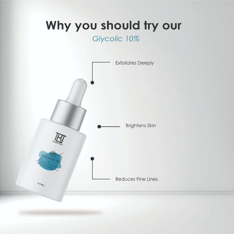 The Body Temple Glycolic 10% Face Serum