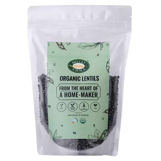 Buy Millet Amma Organic Black Urad Dal from DrMediCart, Ship from India to USA