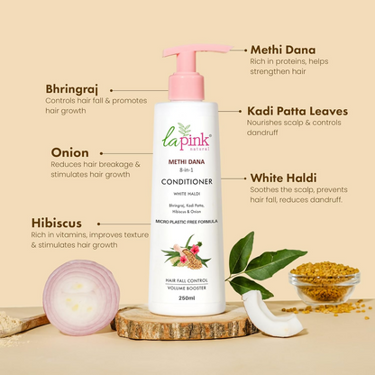 La Pink Methi Dana Seeds 8-in-1 Hair Fall Conditioner