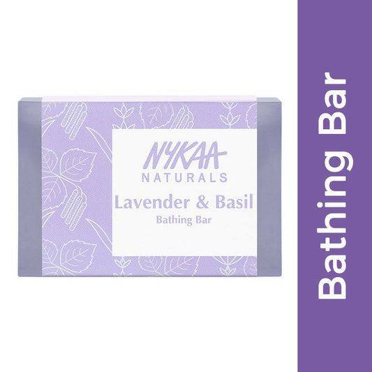 Buy Nykaa Naturals Lavender & Basil Soothing Bathing Soap from DrMediCart, Ship from India to USA