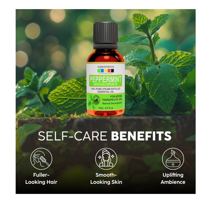 Organix Mantra Peppermint Oil for Hair - 100% Natural Peppermint Essential Oil
