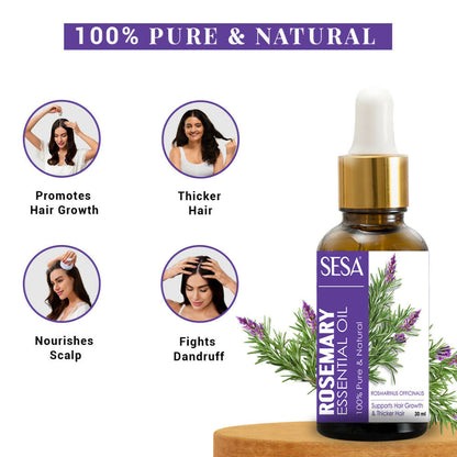 Sesa Ayurvedic Rosemary Essential Oil For Hair Growth