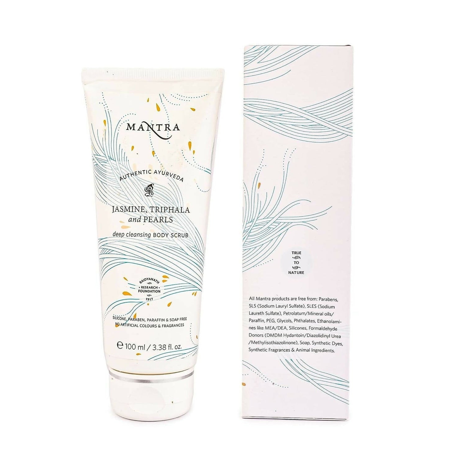 Mantra Herbal Jasmine, Triphala and Pearls Deep Cleansing Body Scrub