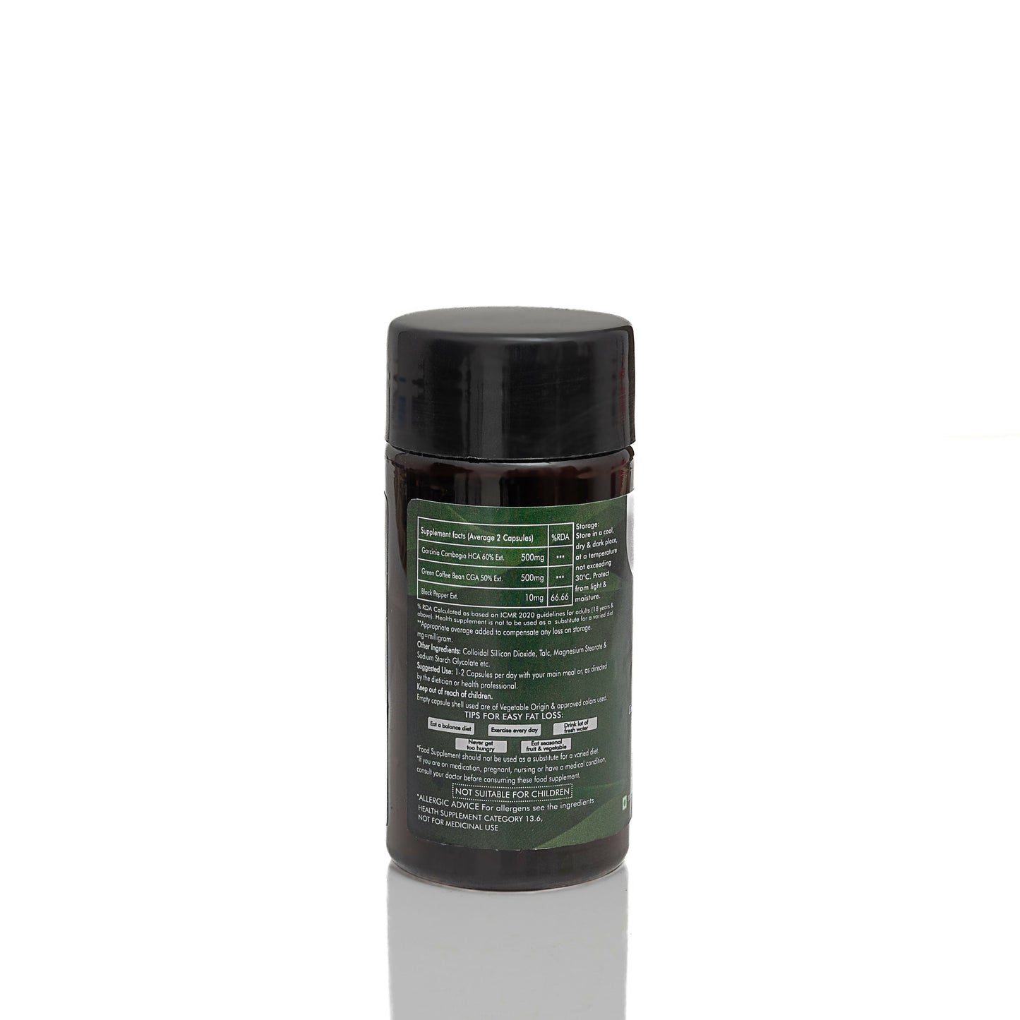 Ventin Organics Ventislim Garcinia Cambogia with Green Coffee Capsules