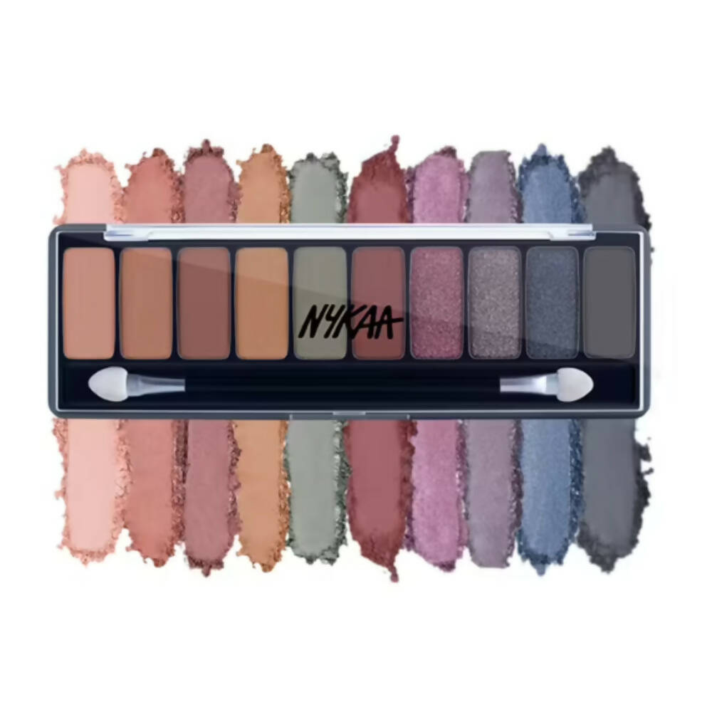 Nykaa Eyes On Me 10-in-1 Eyeshadow Palette - Tinsel Twilight