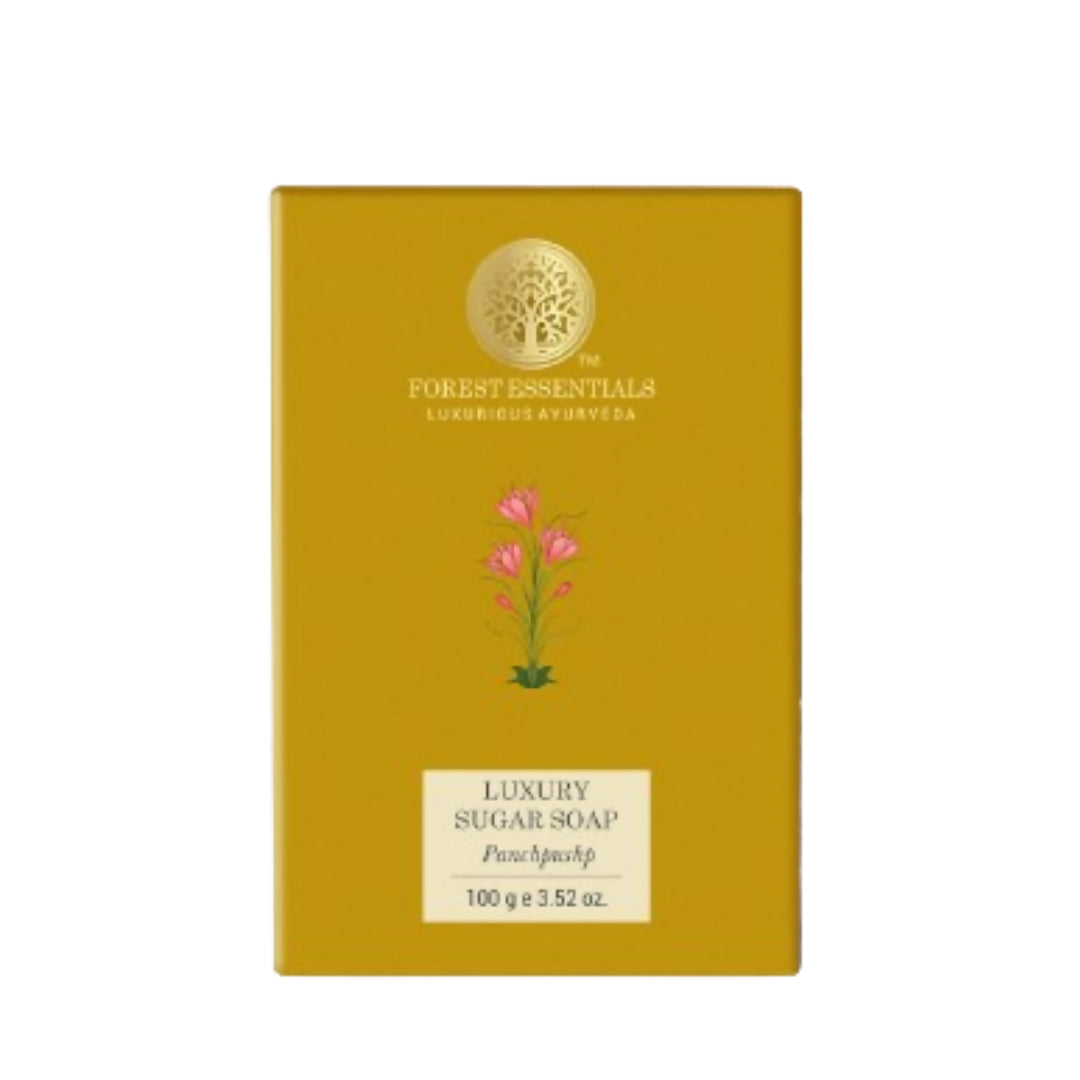 Forest Essentials Luxury Sugar Soap Panchpushp - Drmedicart