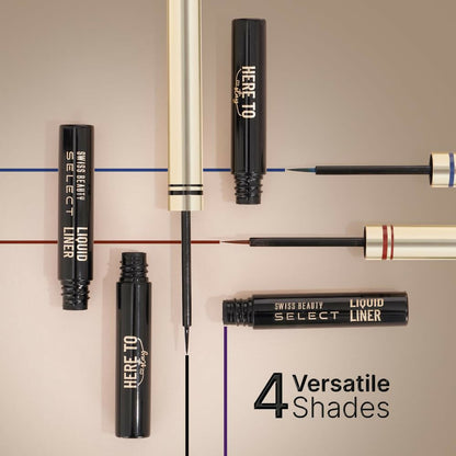 Swiss Beauty Select Here To Stay Liquid Liner, 4- Magnet Black