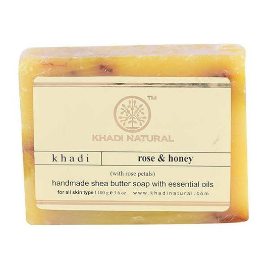 Buy Khadi Natural Rose & Honey With Rose Petals Soap from DrMediCart, Ship from India to USA