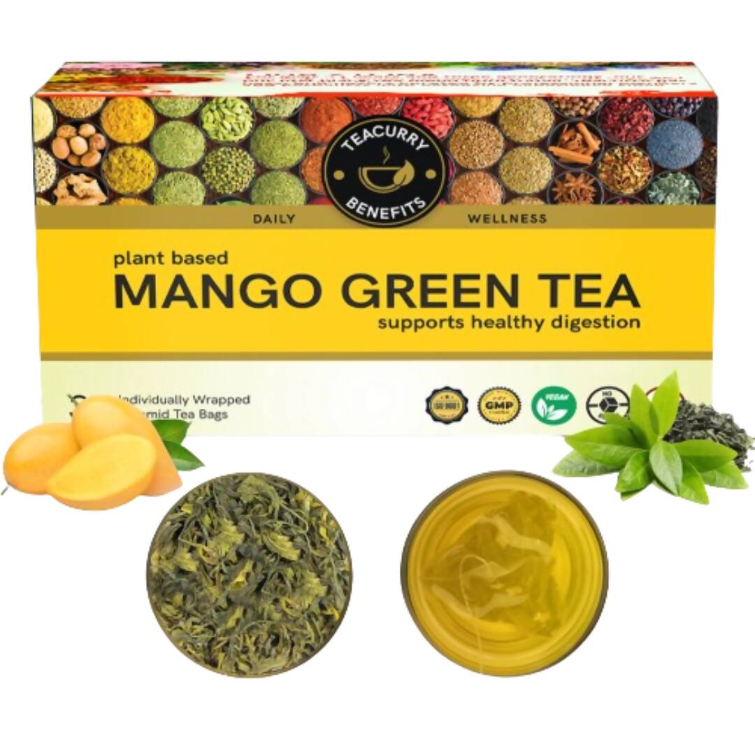 Teacurry Mango Green Tea Bags - Drmedicart