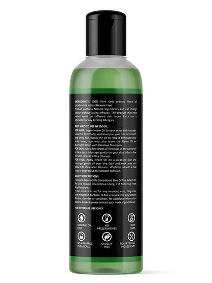Vanalaya Cold Pressed Neem Oil - DrMediCart