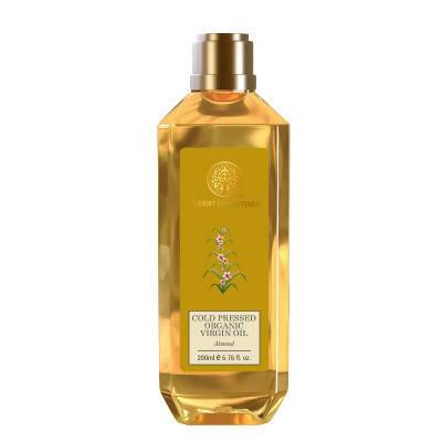 Buy Forest Essentials Organic Cold Pressed Virgin Oil Almond from DrMediCart, Ship from India to USA