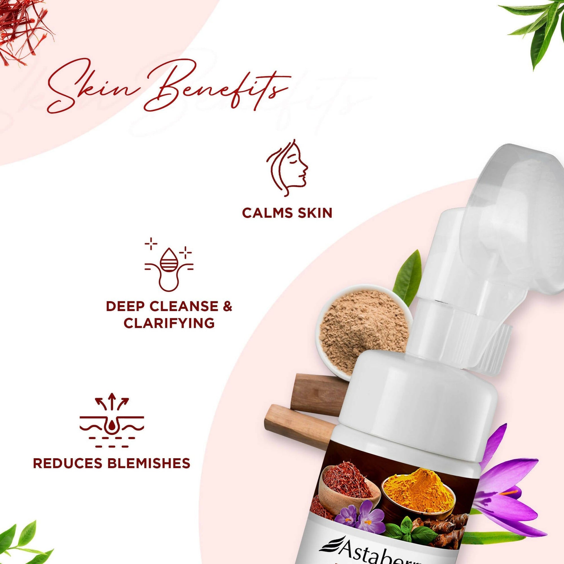 astaberry indulge kumkumadi ubtan foaming face wash buy in usa
