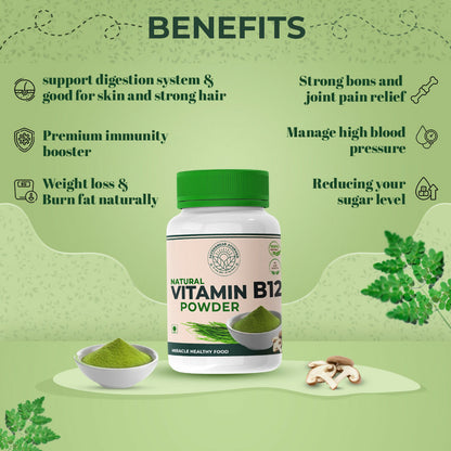 Jayshankar Ayurved Vitamin B12 Green Food Powder